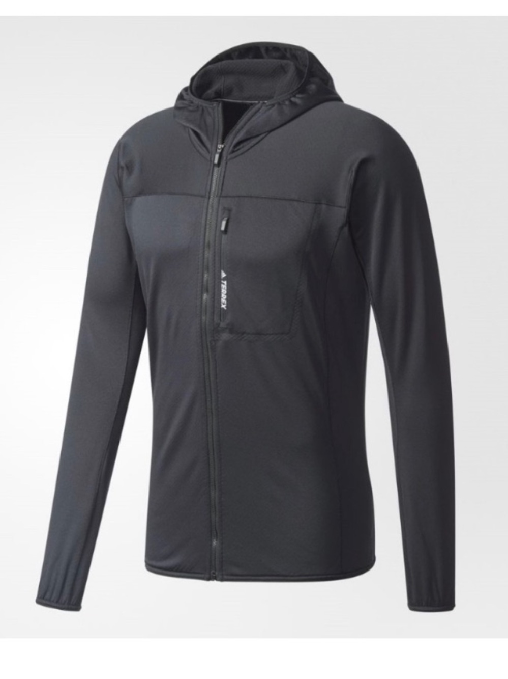 NEW Adidas Terrex Men's Black Lightweight Zip-Up Training Jacket